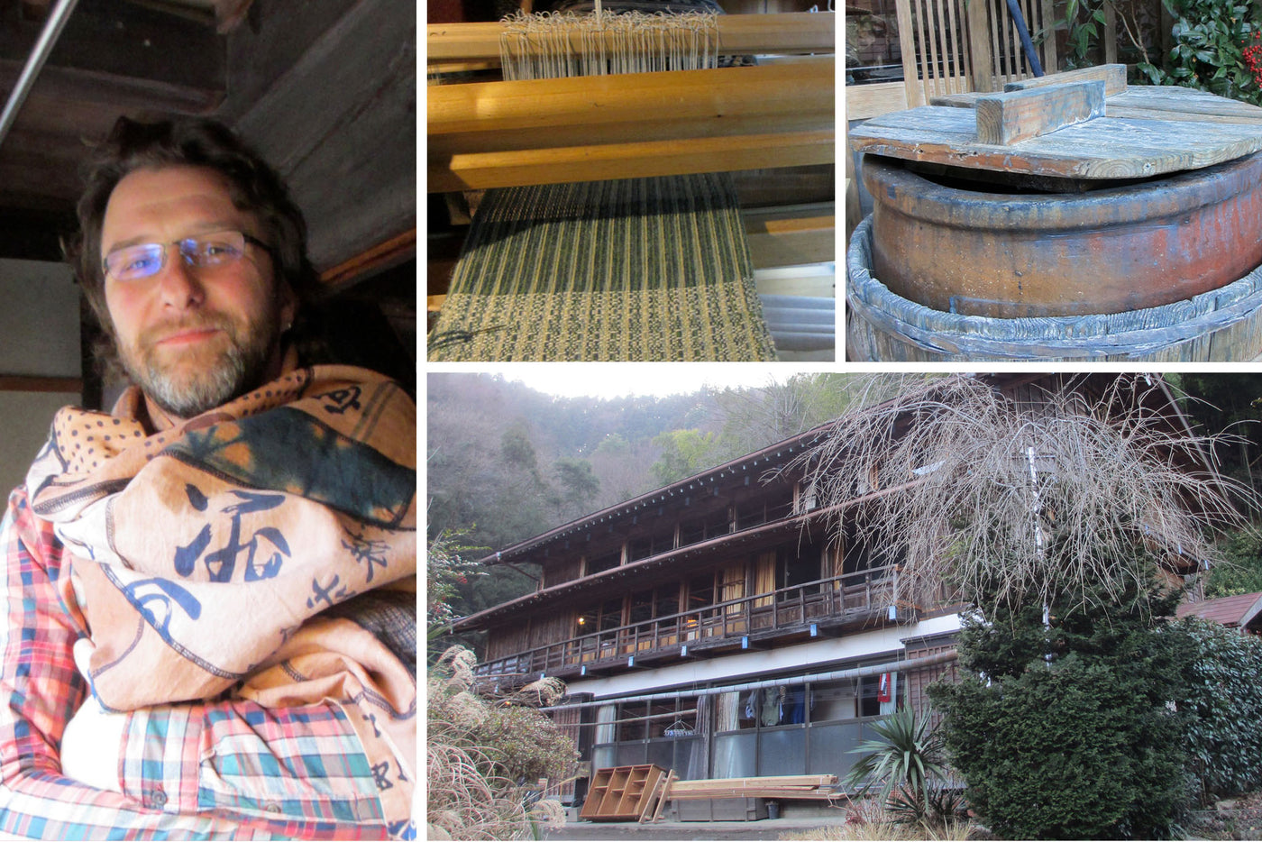Bryan Whitehead of Fujino, Japan—indigo grower, dyer, weaver, silk farmer