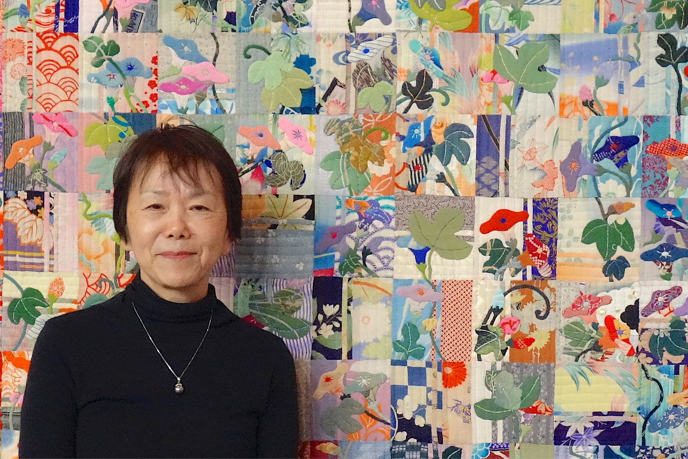 Sashiko Yoshida at 2017 Tokyo Quilt Festival