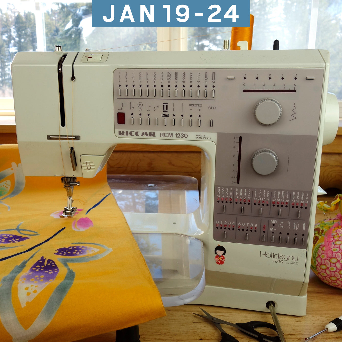 Sewing Machine Rental | Jan 19-24