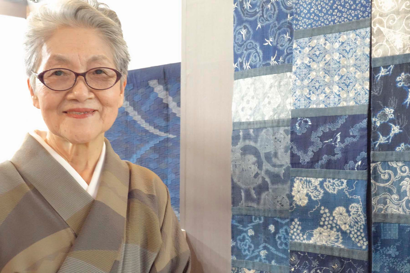 Kuroha Shizuko at the Tokyo Quilt 