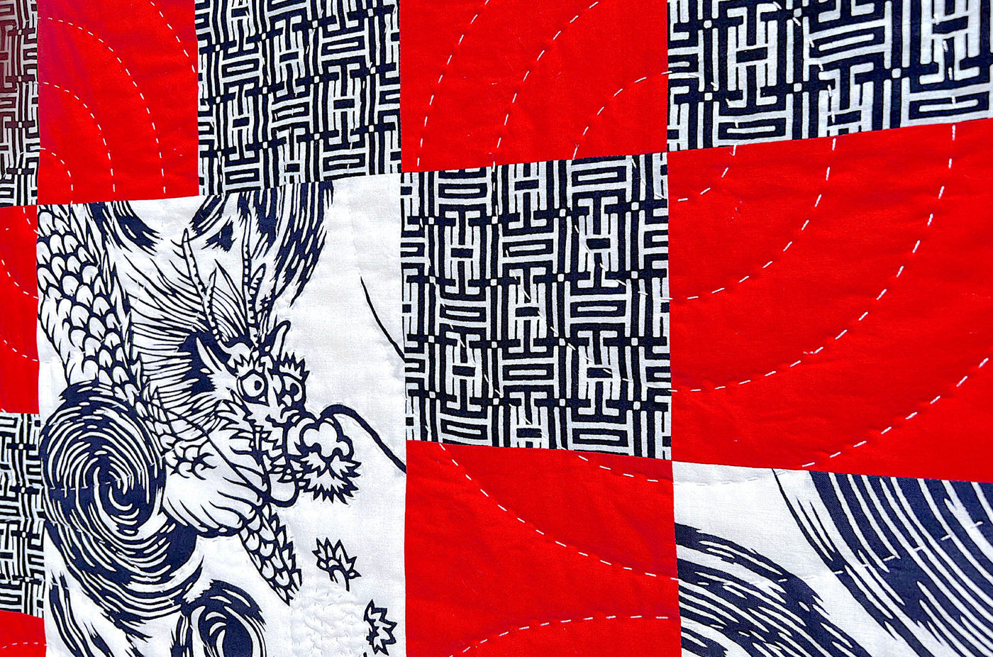Japanese Dragon Quilt by Patricia Belyea of Okan Arts