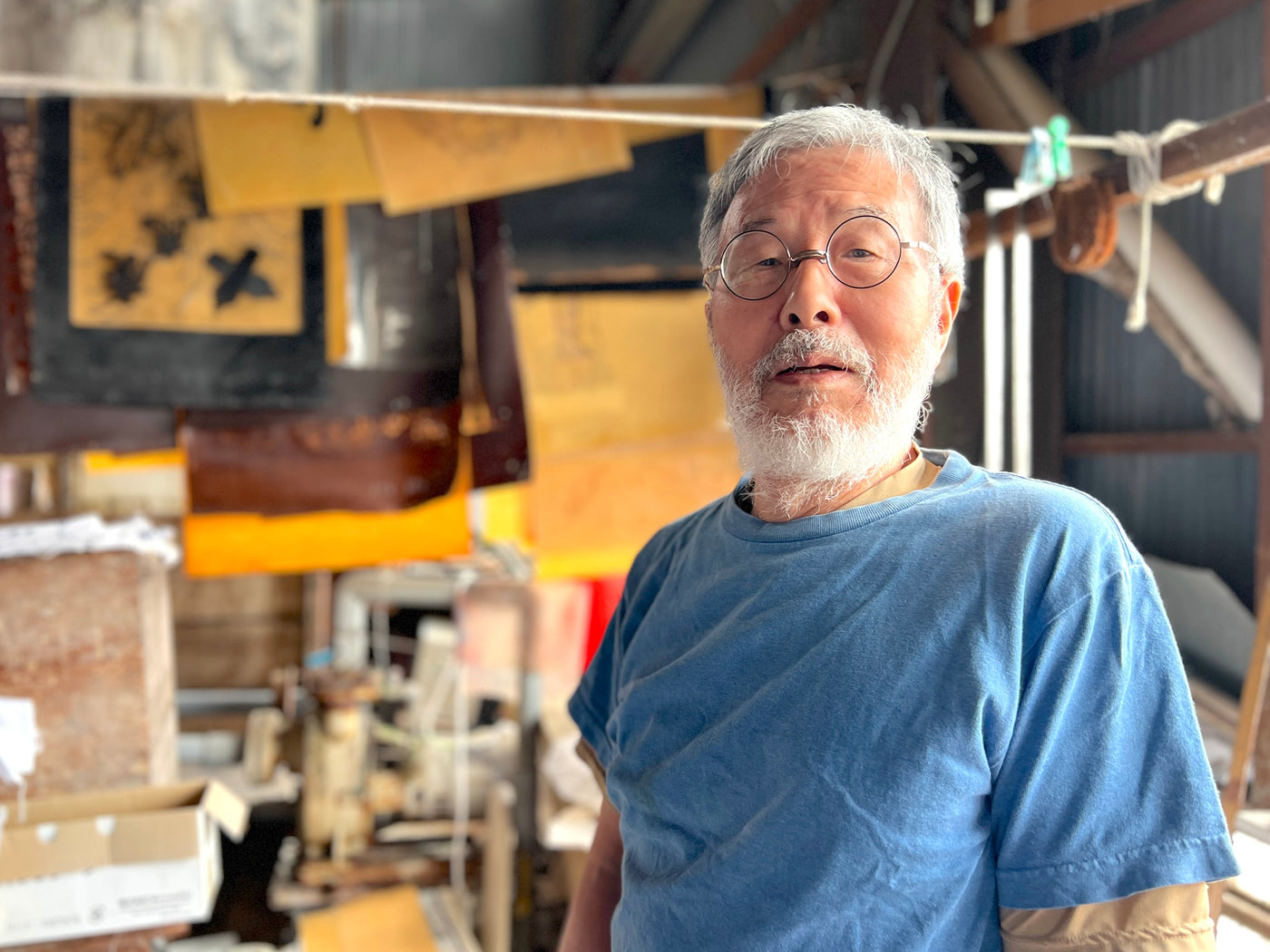 Toshiharu Furosho, indigo master from tokushima