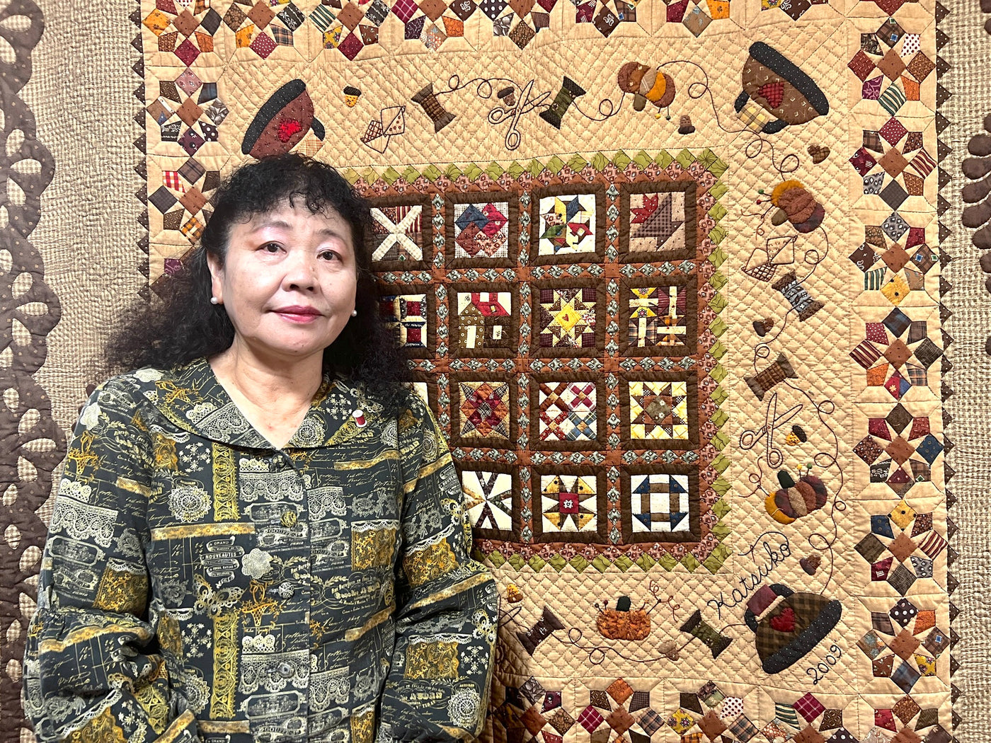 Katsuko Higo of Heart Land Quilt Shop in Okinawa