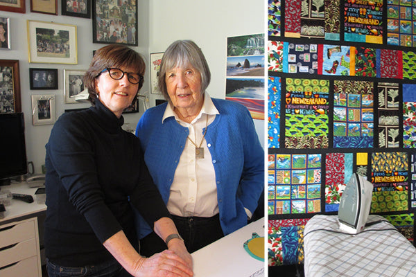Patricia Belyea and Jane Belyea, mother/daughter quilters