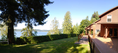 View of Hood Canal from Saint Andrew’s House, Union WA