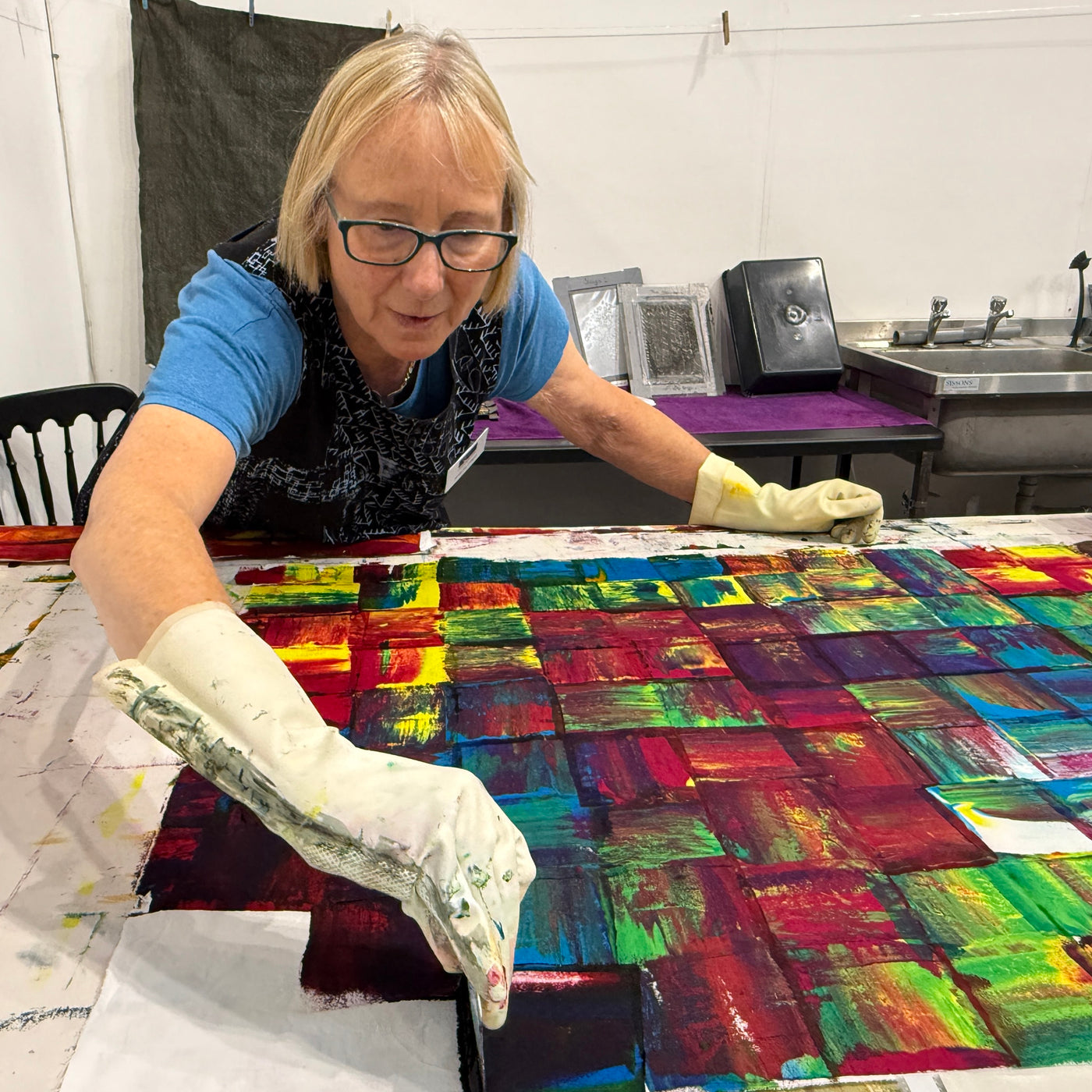 Janet McCallum at 2025 Festival of Quilts, Birmingham UK