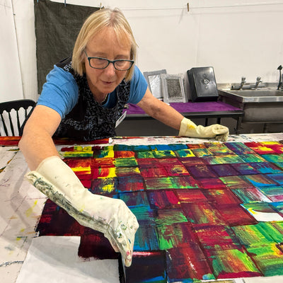 Janet McCallum at 2025 Festival of Quilts, Birmingham UK