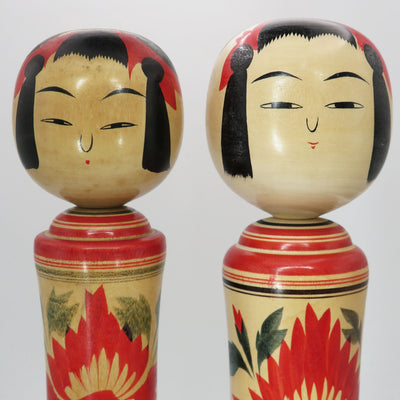 KO235 Vintage Kokeshi - Set of Two