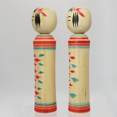 KO239 Vintage Kokeshi - Set of Two