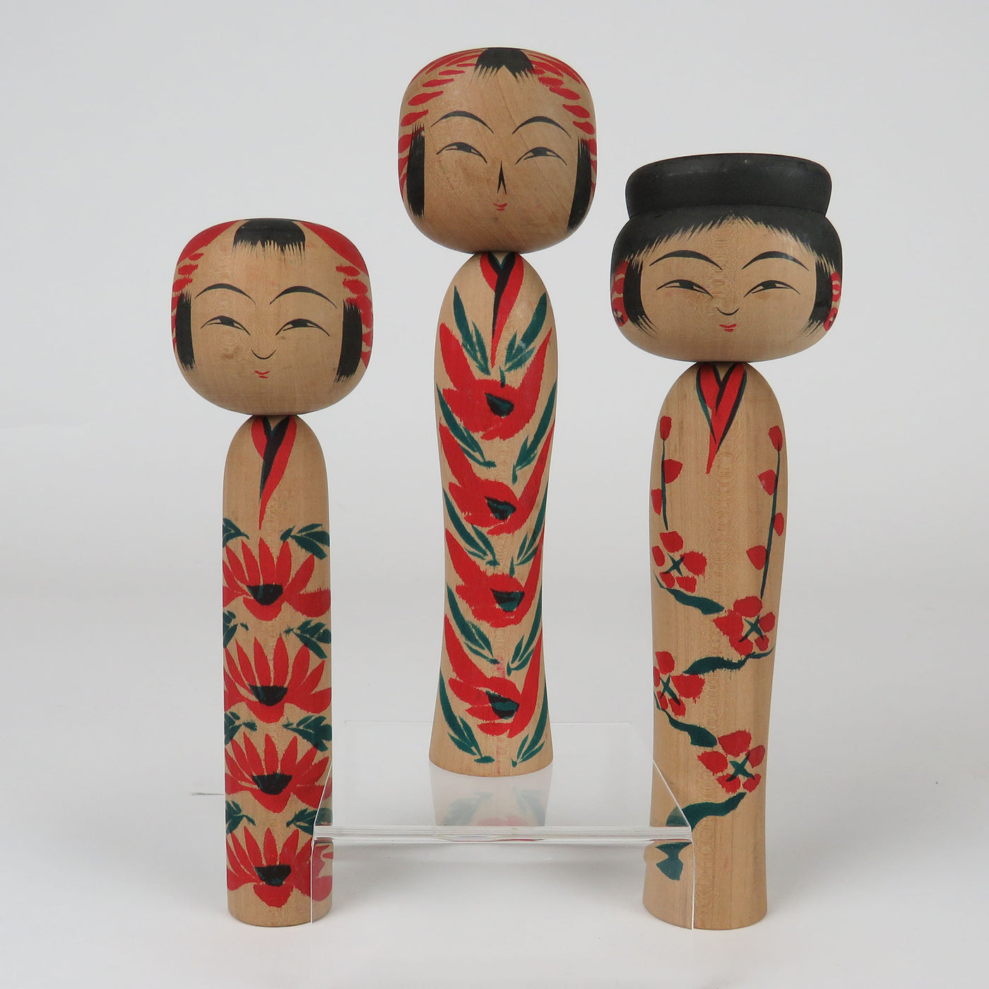 KO401 Vintage Kokeshi - Set of Three