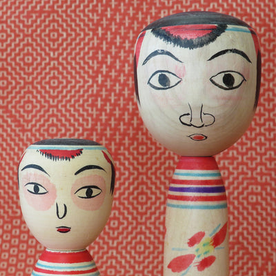 KO425 Nakanosawa Kokeshi Set of Two S