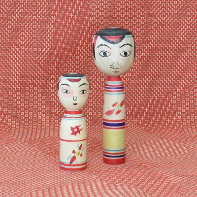 KO425 Nakanosawa Kokeshi Set of Two S