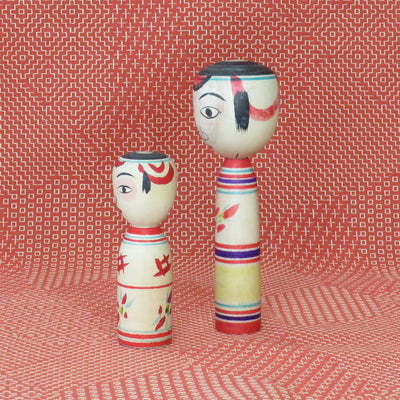 KO425 Nakanosawa Kokeshi Set of Two S