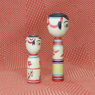 KO425 Nakanosawa Kokeshi Set of Two S