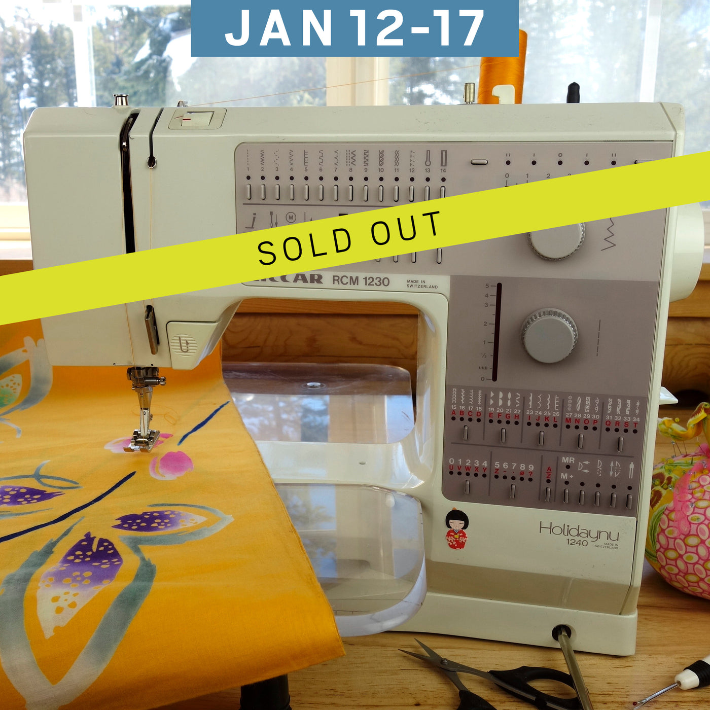 Sewing Machine Rental | Jan 12-17