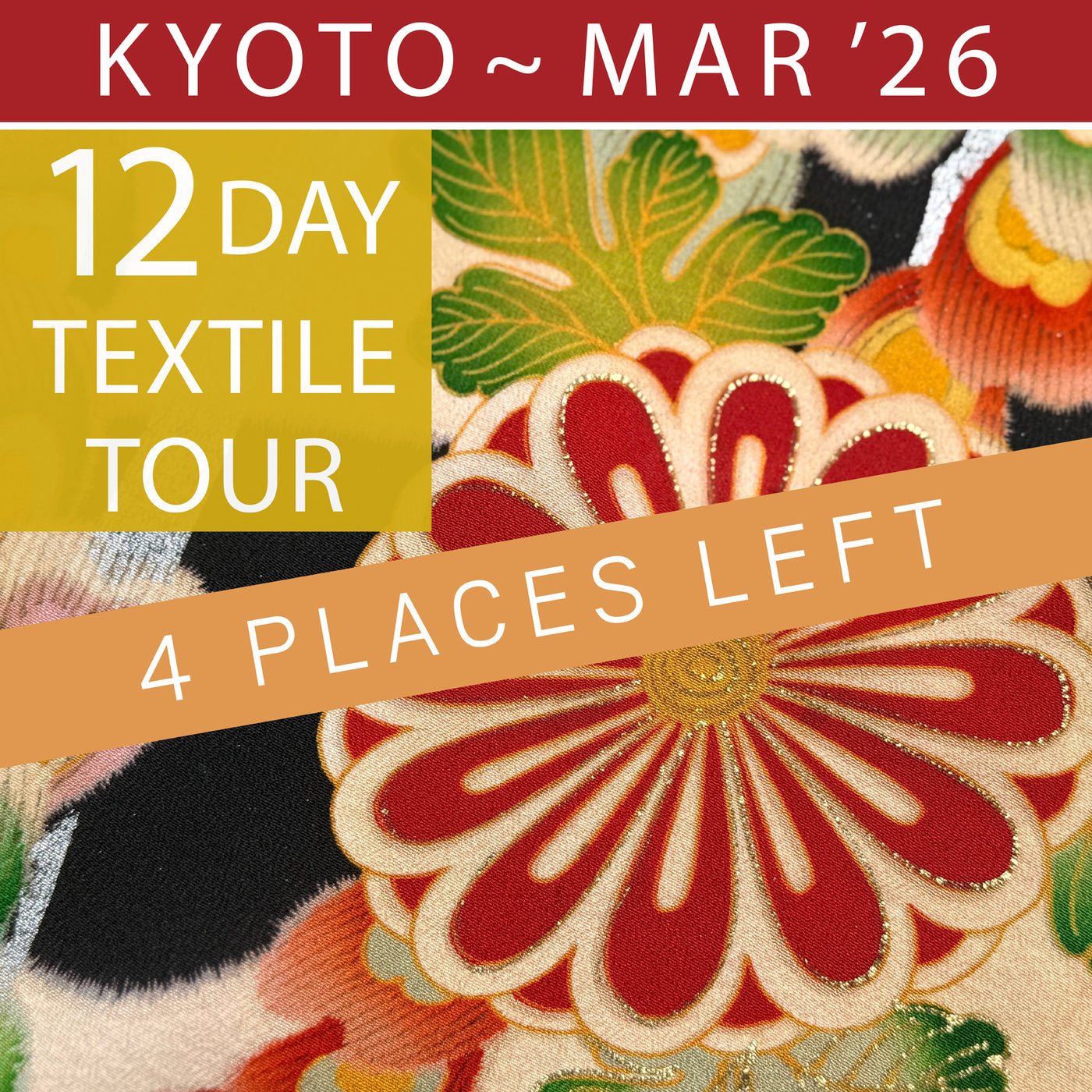 DEPOSIT | MAR 2026 Kyoto Textile Adventure