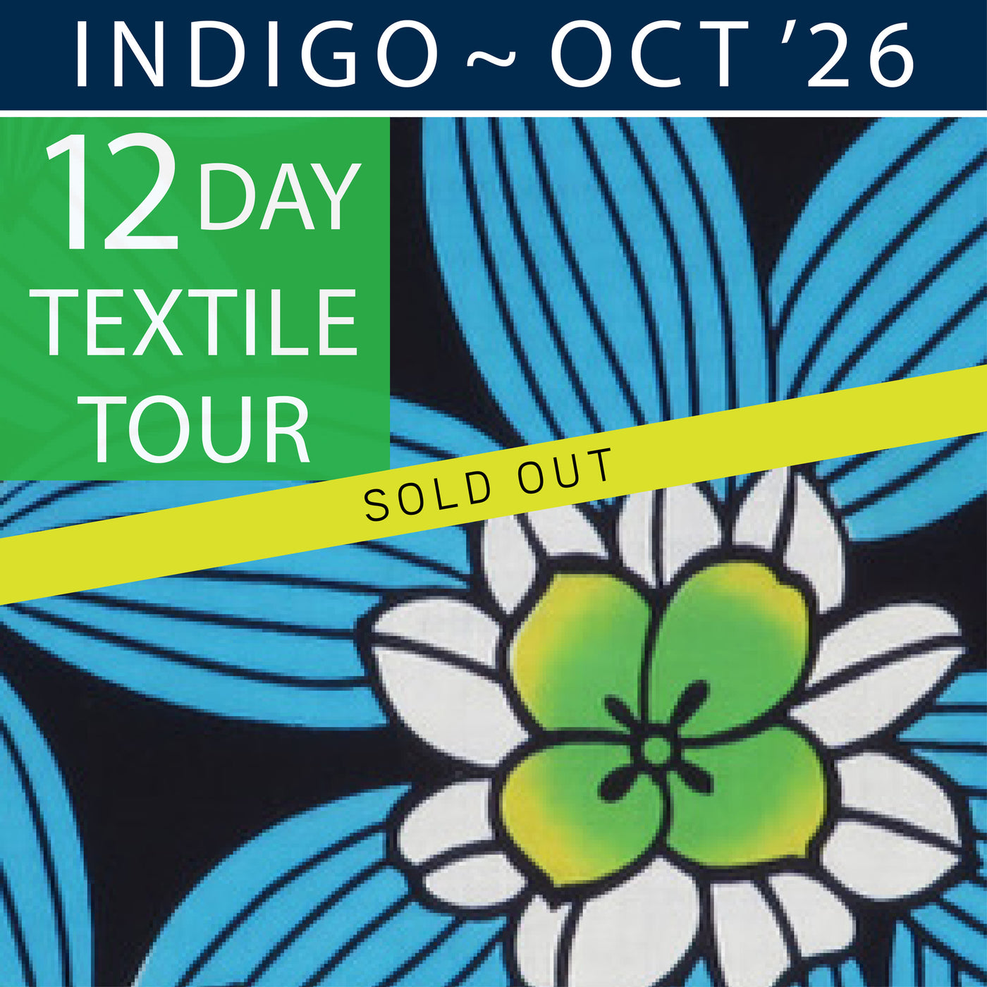 DEPOSIT | OCT 2026 Blue Japan Indigo Tour