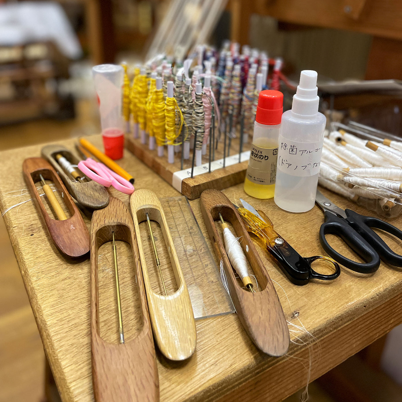 Weaving tools for workshop